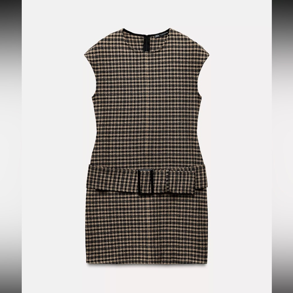 Zara belted dress